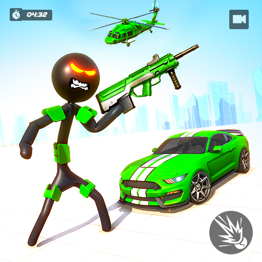 Stickman Robot Car Transform: War Robot Games icon