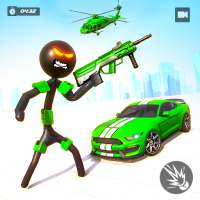 Stickman Robot Car Transform: War Robot Games