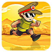 Adventure runner little boy: singham games icon