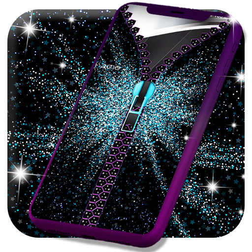 Black lock screen icon