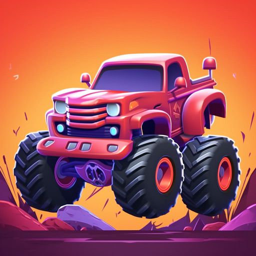 Monster Truck Games For Kids icon