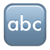 Emoji ABC icon