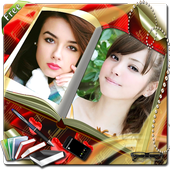 Dual Books photo frames effect icon