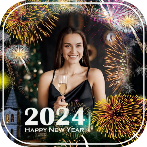 New Year Photo Editor 2024 icon