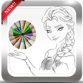 how to draw disney princesses icon