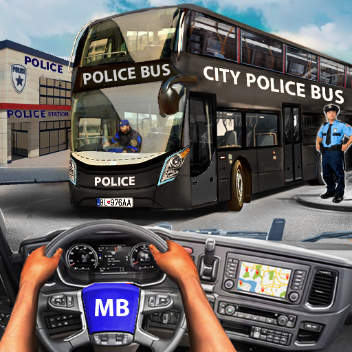 Simulador de ônibus policial icon