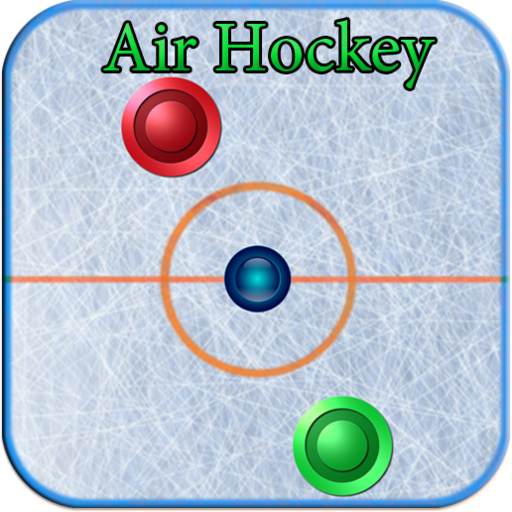 Air hockey arcade game icon