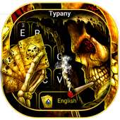 Devil Smoking Skull Keyboard Theme on 9Apps