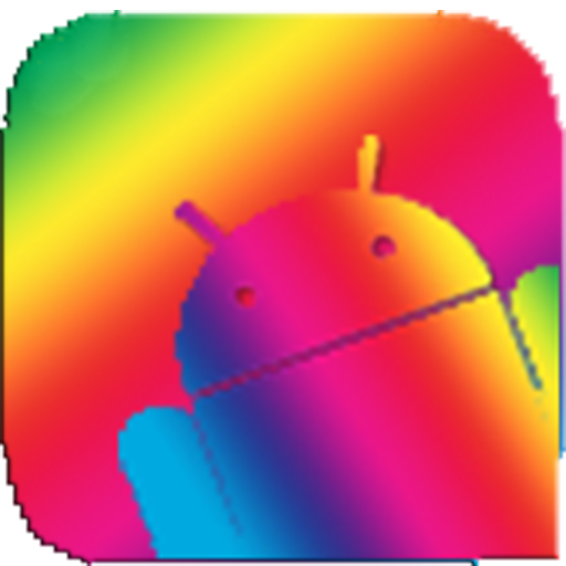 ikon Rainbow Star Go Launcher Theme