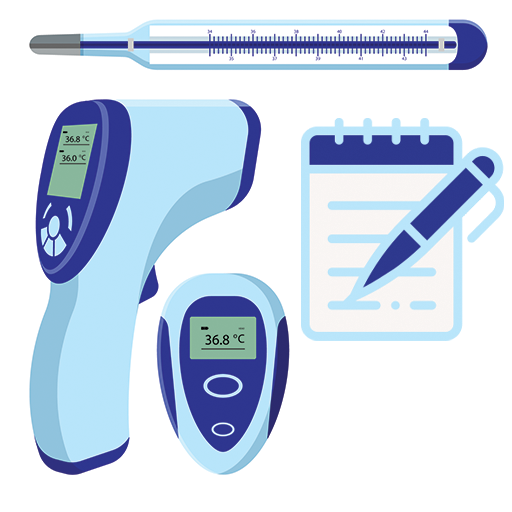 Thermometer For Fever - Body Temperature Diary icon