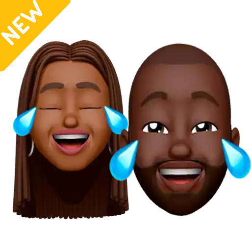 New Memoji Black People Stickers icon
