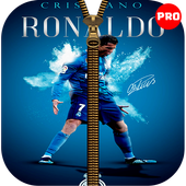 Ronaldo Zipper Lock Screen icon