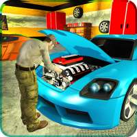 Sports Cars Mechanic Garage