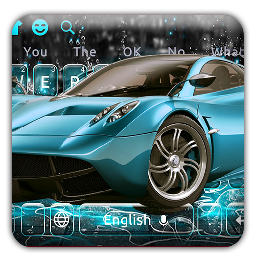 Water Stealth Sci-fi Sports Car Keyboard icon
