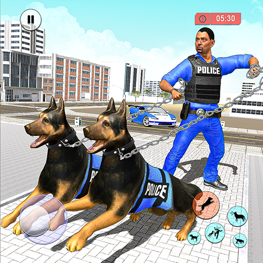 US Police Security Dog Crime Chase: Police 3D Dog icon