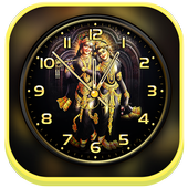 Radhe Krishna Clock Live Wallpaper icon