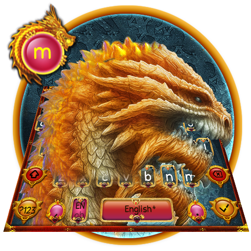 Golden War of Dragon Keyboard icon