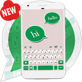 Green Keyboard Chat Messenger icon