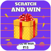 Scratch &amp; win earn 500 daily icon