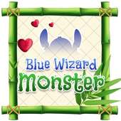 Blue Wizard Monster on 9Apps