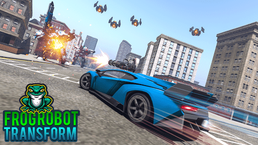 Frog Robot Car Game: Robot Transforming Games screenshot 2