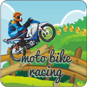 Moto bike games racing icon