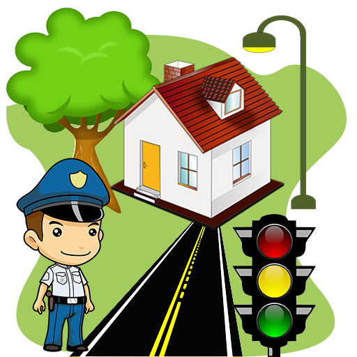 My Town 🏡🏤 City Game 🚑🚌🚜 icon