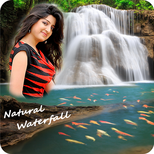 Natural Waterfall Photo Frame icon