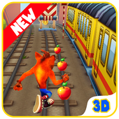 Subway Crash Bandicoot running Clash icon
