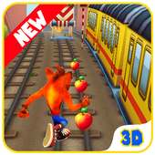 Subway Crash Bandicoot running Clash