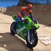 Super Hero Extreme Bike Stunt Subway Master icon