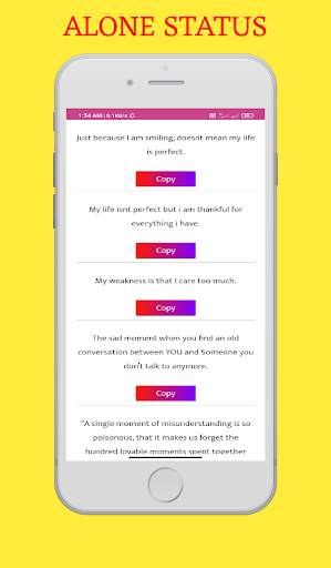 SAD STATUS || ALONE STATUS скриншот 3
