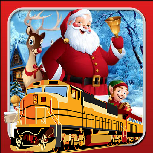Santa Christmas Train Sim icon