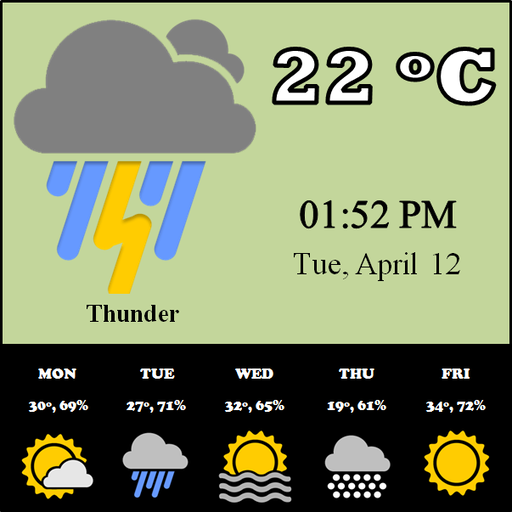 Weather Forecast أيقونة