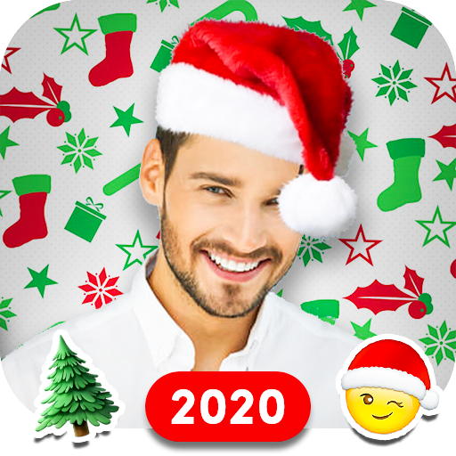 Christmas Santa Hat Face Maker 🎄 🎅 icon