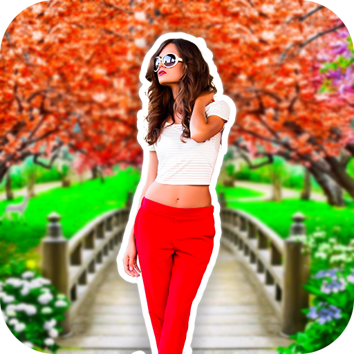 Garden photo frames : Cut paste editor icon