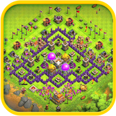 Base Layout &amp; Guide for CoC icon