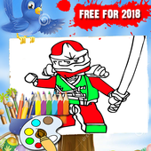 Coloring Ninja Go For 2018 icon