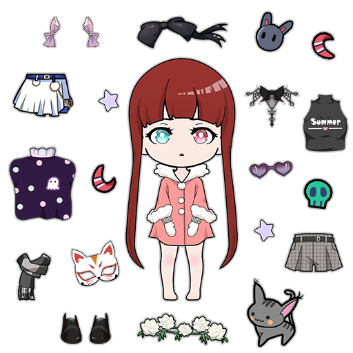 Barbie doll dress up games icon
