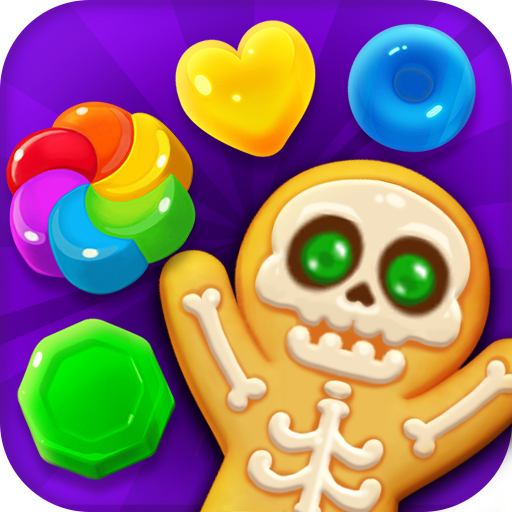 Spooky Cookie Party : Sweet Blast Puzzle Games icon
