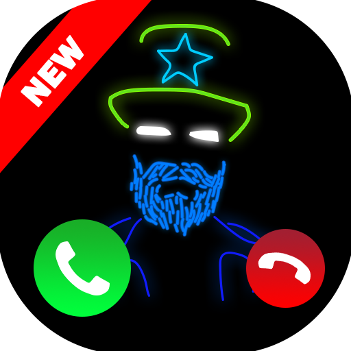 Light Color Call Screen Theme - caller screen icon