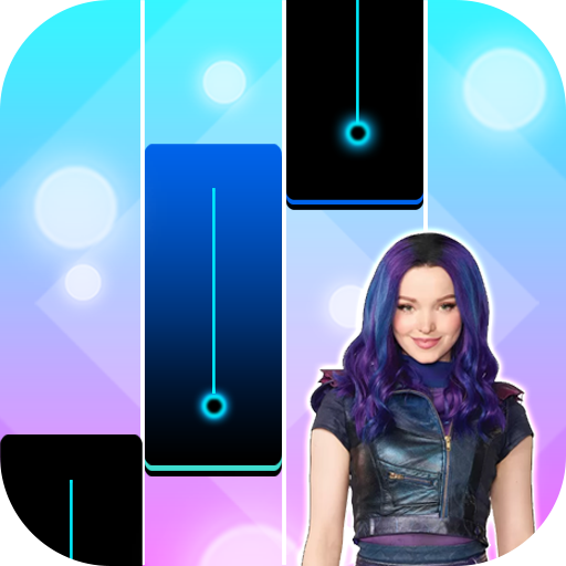 Piano Descendants 3 Tiles Game icon