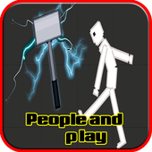 people On the playground survival game icon