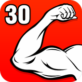 Arm Workouts - Strong Biceps in 30 Days at Home أيقونة
