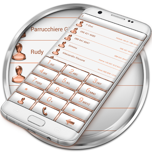 Dialer FrameWhite Bronze Theme icon