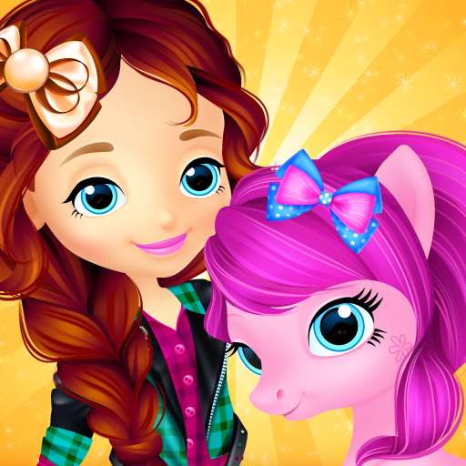 Pony &amp; Girl Dress Up icon