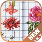 Cross Stitch patterns icon