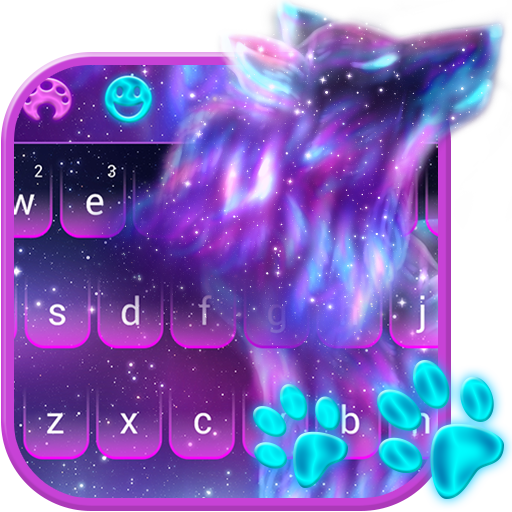 Night Sky Spirit Wolf Keyboard Theme icon