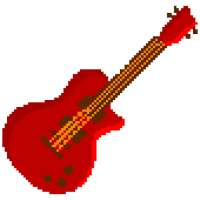 Musical Instruments Pixel Art - Color by Number