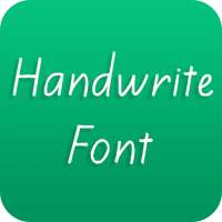 Handwrite Font for Oppo phone